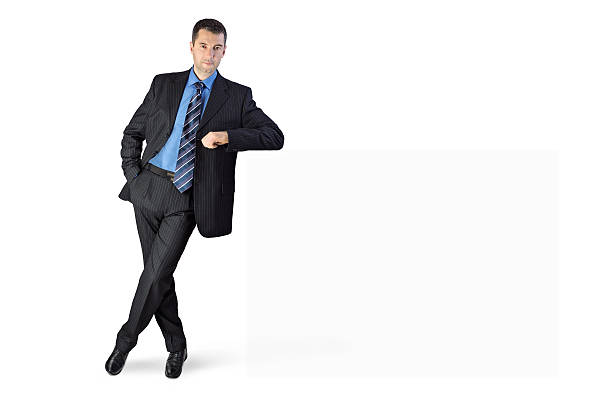 istock Businessman with his arm leaning on something 502519394