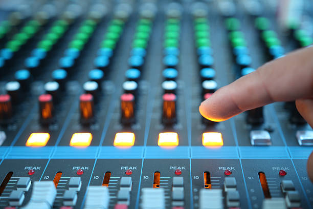 istock Close up  an analogue mixing 502522984