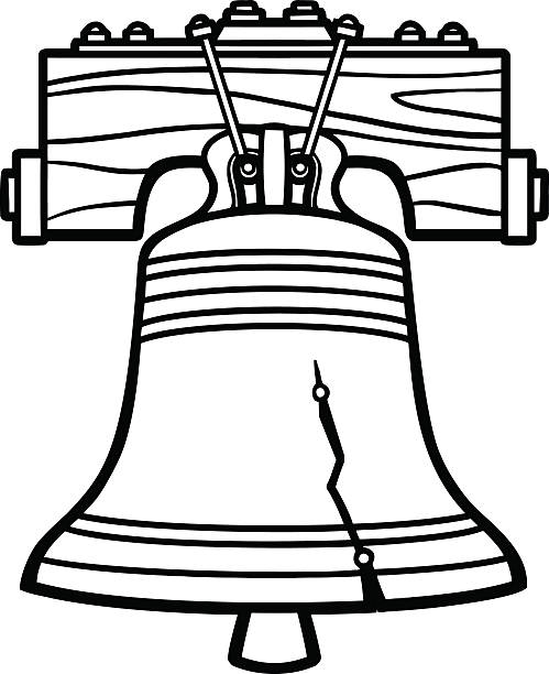 колокол свободы иллюстрация - liberty bell stock illustrations