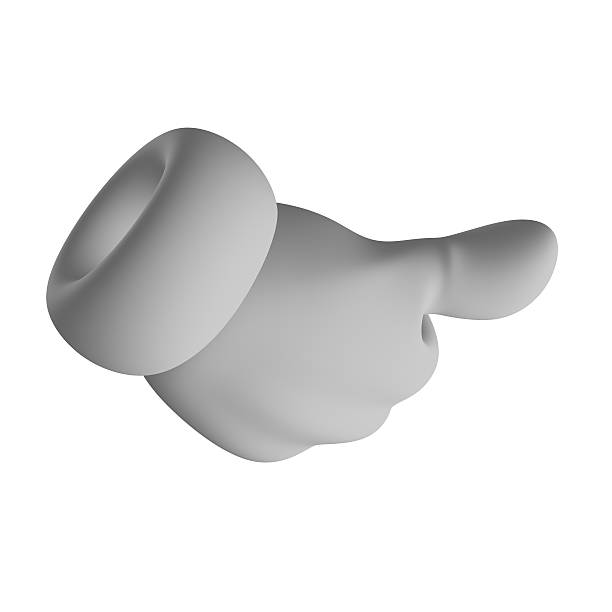istock 3D Cartoon hand shape Thumbs Up 502524666