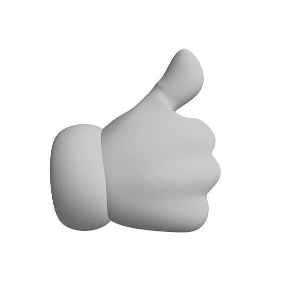 istock 3D Cartoon hand shape Thumbs Up 502524696