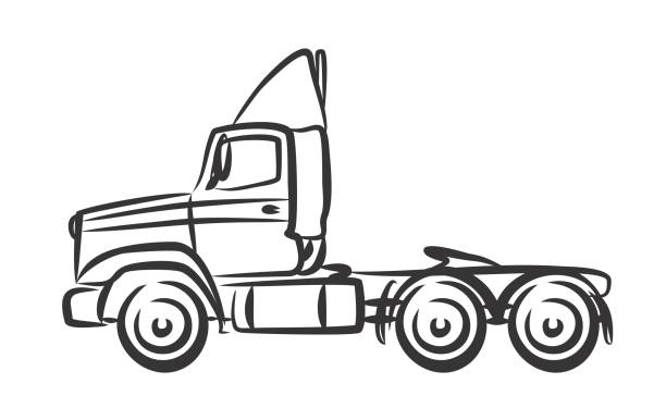 illustrazioni stock, clip art, cartoni animati e icone di tendenza di camion. - camion