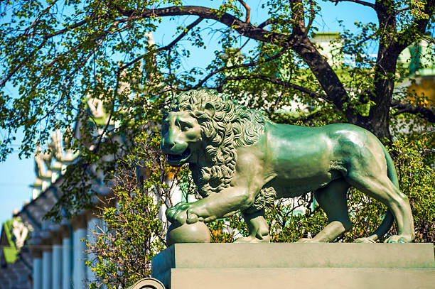 istock Statue of lion 502525494