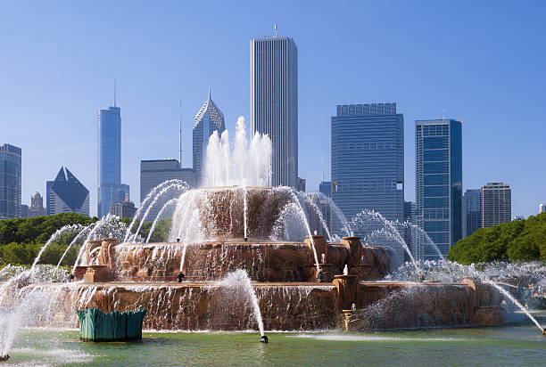 istock Buckingham Fountain at Grant Park in Chicago, IL 502546834