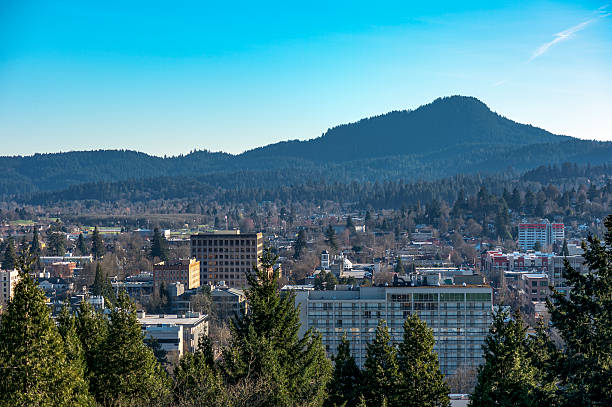 istock Downtown Eugene Oregon from Skinner Butte 502552136