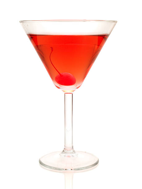 istock Rose cocktail isolated on white background 502552372