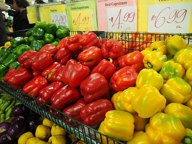 Capsicum sweet peppers, Chilli vegetable