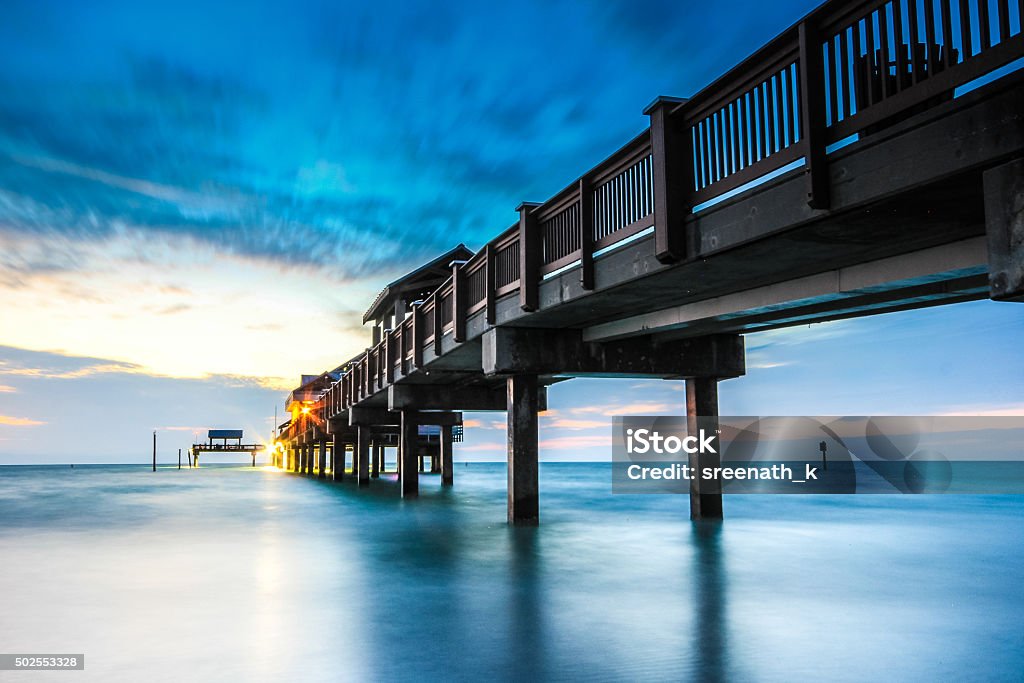 Pier 60 Wahrzeichen von Clearwater Beach, Florida - Lizenzfrei Clearwater Stock-Foto