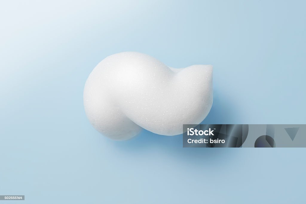 The shape of the bubble Soap Sud Stock Photo