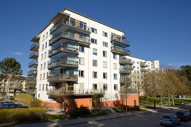 istock Modern apartment buildings 502557804