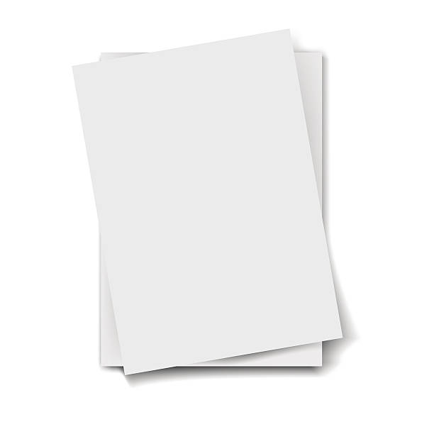 Stack of papers Stack of blank paper sheets. Vector illustration stack of papers stock illustrations