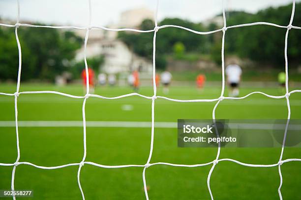 Soccer Goal Stock Photo - Download Image Now - Competition, Focus On Foreground, Front View