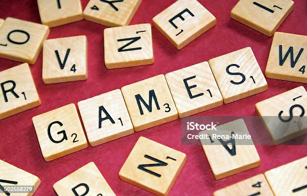 Caselle Di Lettere - Fotografie stock e altre immagini di Scrabble - Scrabble, Alfabeto, Giochi