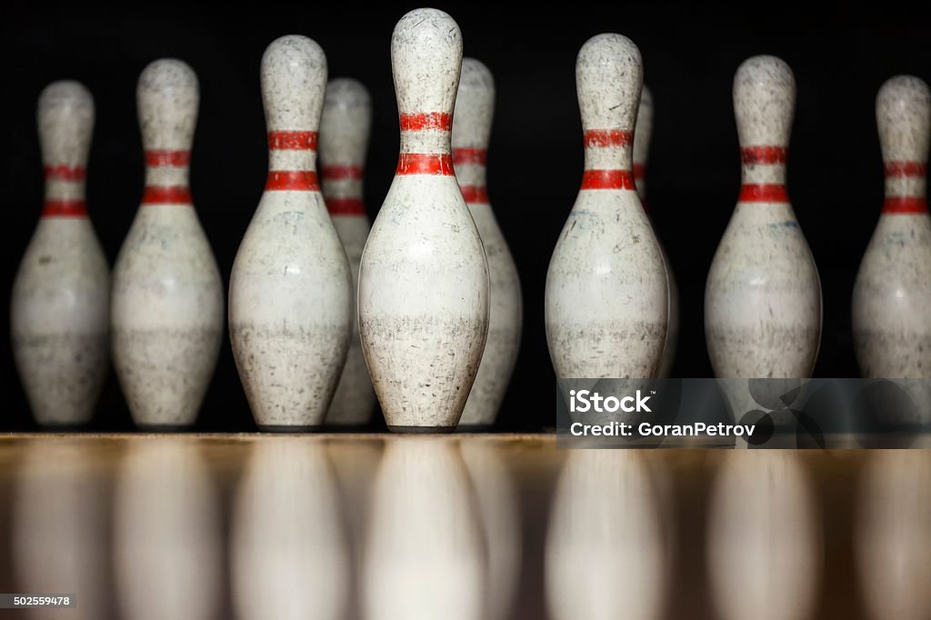 Ten Pin Bowling Bowling 2015 Stock Photo