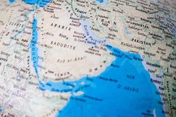istock World map, closeup shot 502560515