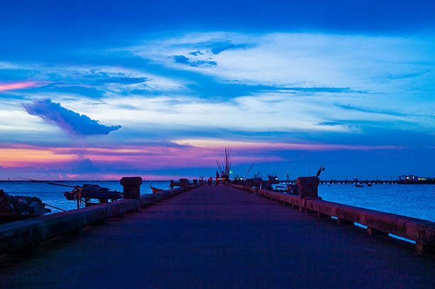 Seascape Before Sunset @ Krabi stock photo