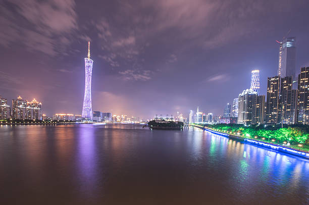 istock Guangzhou tower at night 502574054