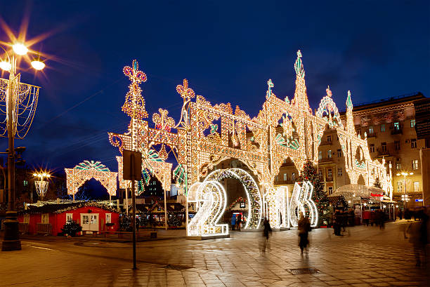 istock Christmas and New Year in Moscow. 502574302