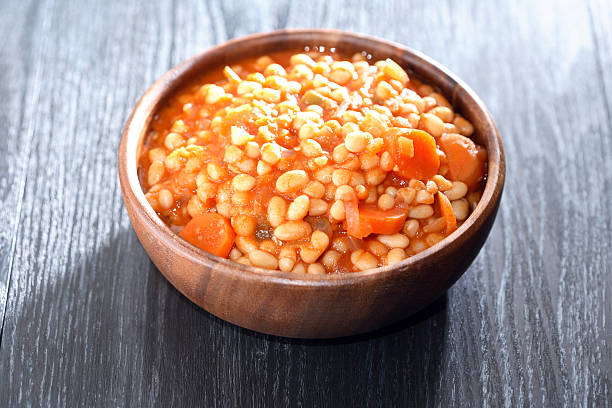 istock Stewed Beans On Wood 502574762