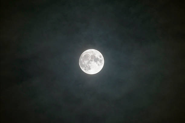 istock Full moon at Christmas Eve 502575180