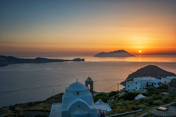 istock Sunset from Kastro, Milos island, Cyclades, Greece 502578674