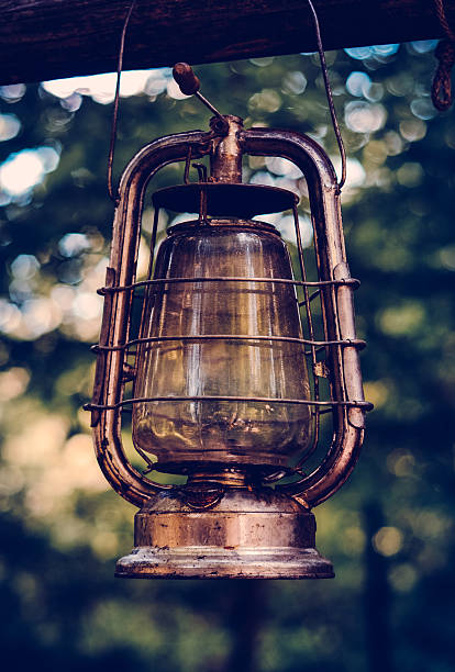istock Vintage Oil Lamp WIth Retro Filter 502580287