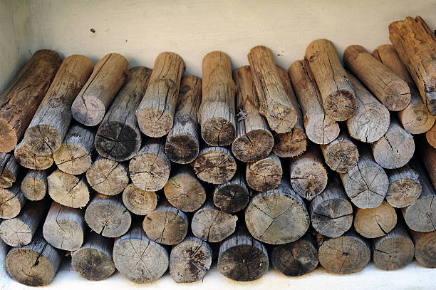 Background of firewood