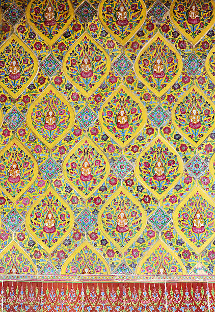 istock buddha tile wall background in temple thailand 502580645