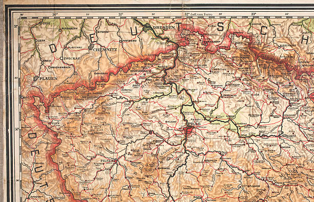 istock old map of Czech republic 502581084