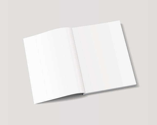 ilustrações, clipart, desenhos animados e ícones de do modelo vector revista - white background isolated on white isolated book