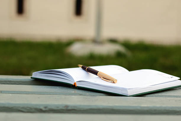 istock books on a bench in the school year 502583338