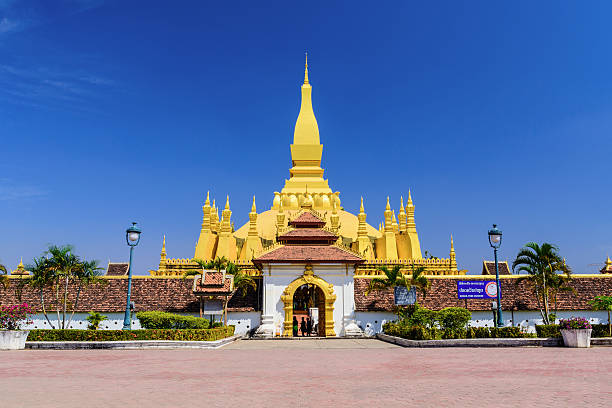 istock Phra That Luang Vientiane, Laos 502583626
