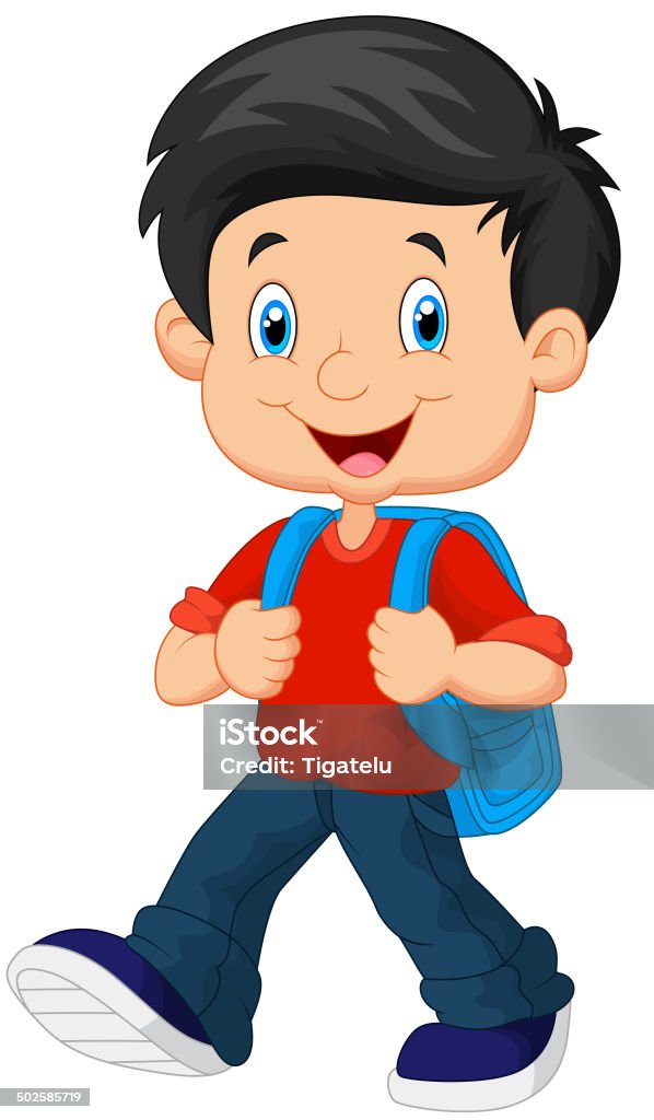 School Boy Cartoon Walking Stock Illustration - Download Image Now - Bag, Boys, Briefcase - iStock School Boy Cartoon Walking Stock Illustration - Download Image Now - Bag, Boys, Briefcase - iStock