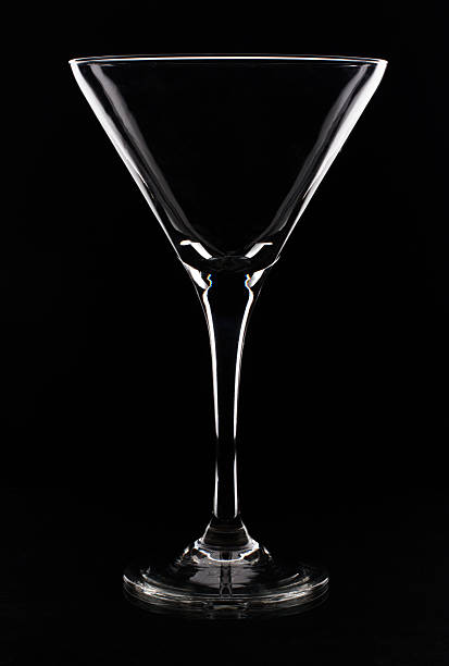 istock contour empty glass, silhouette in light, on a black background 502586282