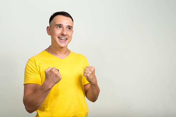 istock Portrait of man happy man 502586620