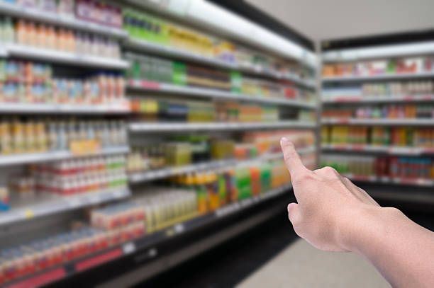 istock Blurred background,Supermarket shop blur background 502587536