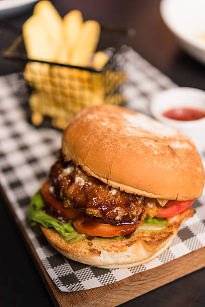 istock beef burger with potato french fried 502588048