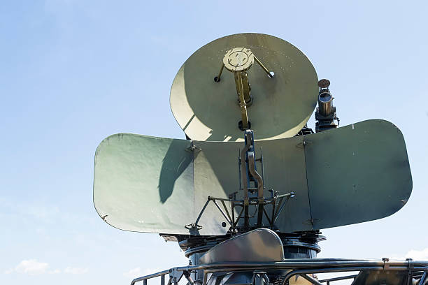 istock Military radar from cold war era 502588089