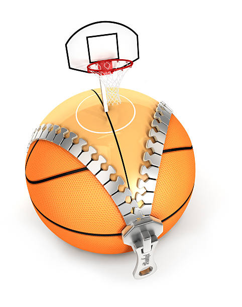 istock 3d unzip basket ball concept 502588234