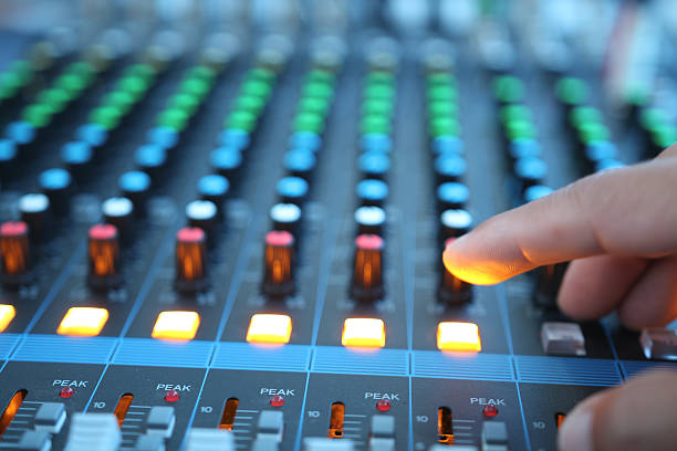 istock Close up an analogue mixing 502588394