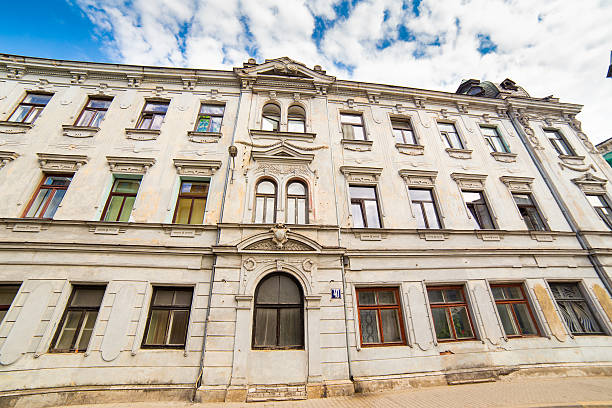 istock Old house facade Ventspils Latvia 502588704