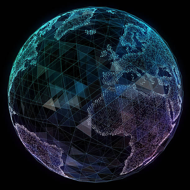 istock Internet network around the planet. Digital illustration 502590008