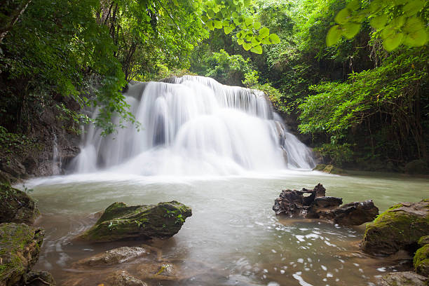 Huay Mae Khamin waterfall three Leve