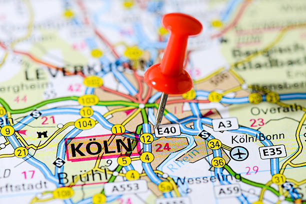 istock European cities on map series: Koln 502605377