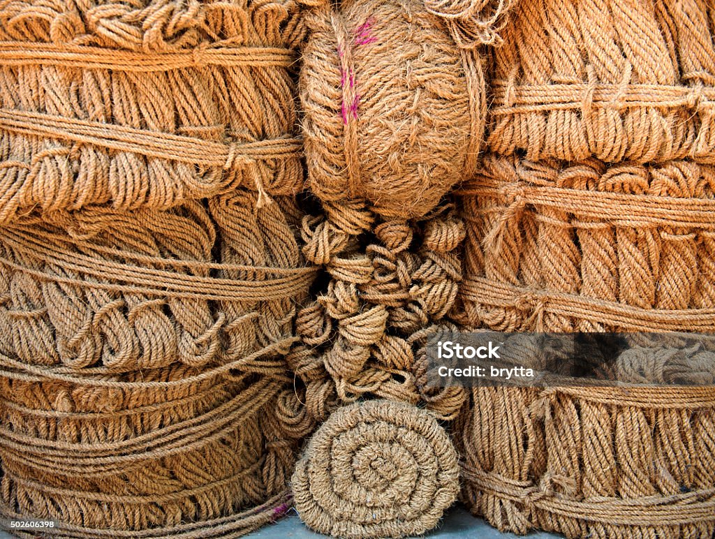 Coconut Coir Rope Stock Photo - Download Image Now - Coir, Kerala, 2015 -  iStock