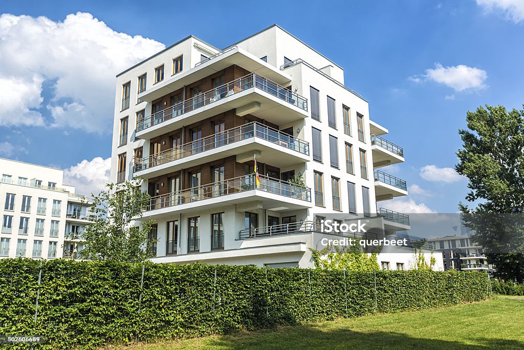 Appartement Block in Berlin - Lizenzfrei Außenaufnahme von Gebäuden Stock-Foto