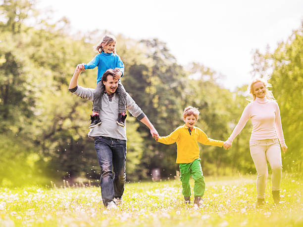istock Family moment in nature. 502606843