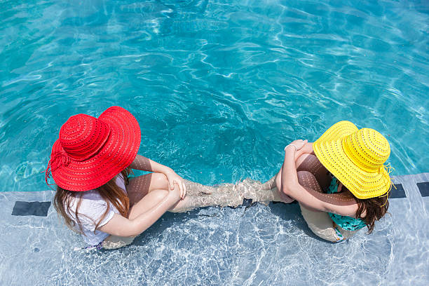 istock Girls Hats Pool Summer 502607034