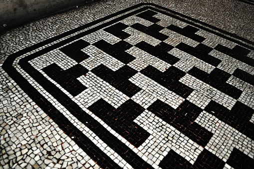 mosaic detail background antique roman manchester town hall