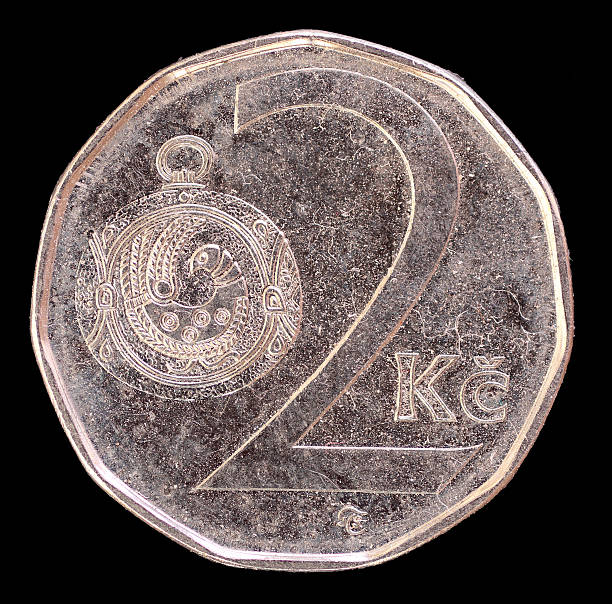istock Tail of 2 crowns coin, Czech Republic 2009 502609688